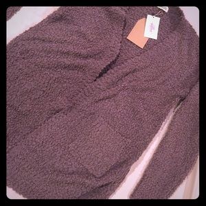 Mocha colored brand new cardigan. Super soft.